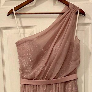 Lela Rose One Shoulder Bridesmaid Dress Size 6